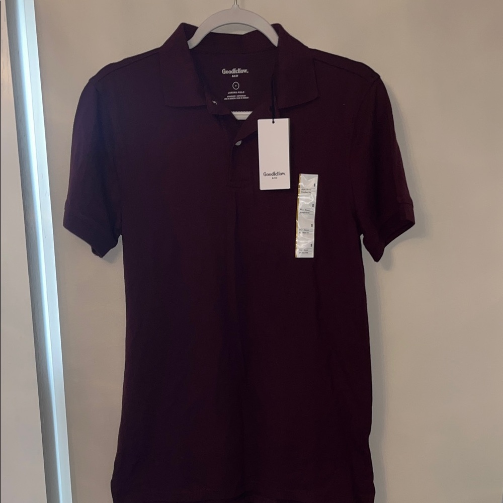 Goodfellow & Co Men's Polo Shirt - Burgundy
